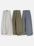DAXUEN Voluminous wide-leg pants in three solid colors