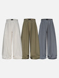 DAXUEN Voluminous wide-leg pants in three solid colors