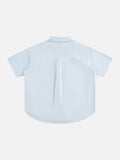 Cartoon Animal Button Short-Sleeve Shirt