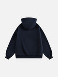 Embroidered BEFEARLE Graphic Hooded Sweatshirt
