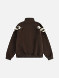 Embroidered Shield Track Jacket in Black