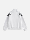 Embroidered Shield Track Jacket in Black