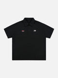 Edgy Short-Sleeved Polo Shirt