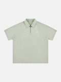 Edgy Short-Sleeved Polo Shirt
