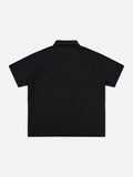Edgy Short-Sleeved Polo Shirt