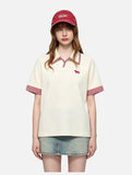 Retro Checkered Polo Shirt - Short Sleeve