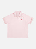 Retro Checkered Polo Shirt - Short Sleeve