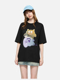 Cartoon Characters Graphic T-Shirt