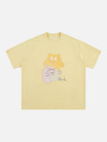 Cartoon Characters Graphic T-Shirt