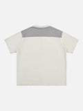 Boxy Color-Blocked Athletic T-Shirt
