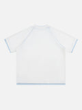 Sporty V-Neck Oversized T-Shirt
