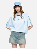 Raglan Stitch Short Sleeve T-Shirt