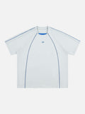 Raglan Stitch Short Sleeve T-Shirt