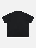 Textured Apple Graphic T-Shirt