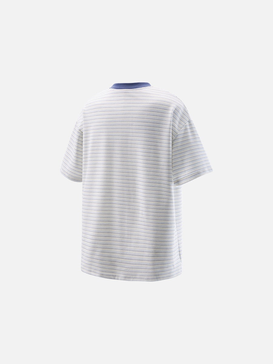 DAXUEN Oversized striped short-sleeved t-shirt