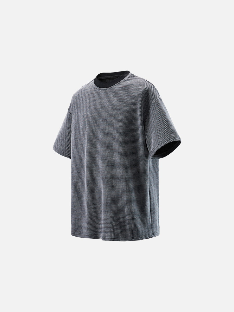 DAXUEN Oversized striped short-sleeved t-shirt