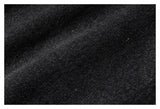 DAXUEN dark washed black denim with cable knit sleeves jacket