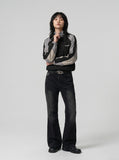 DAXUEN washed-black-flared-denim-jeans — model photo