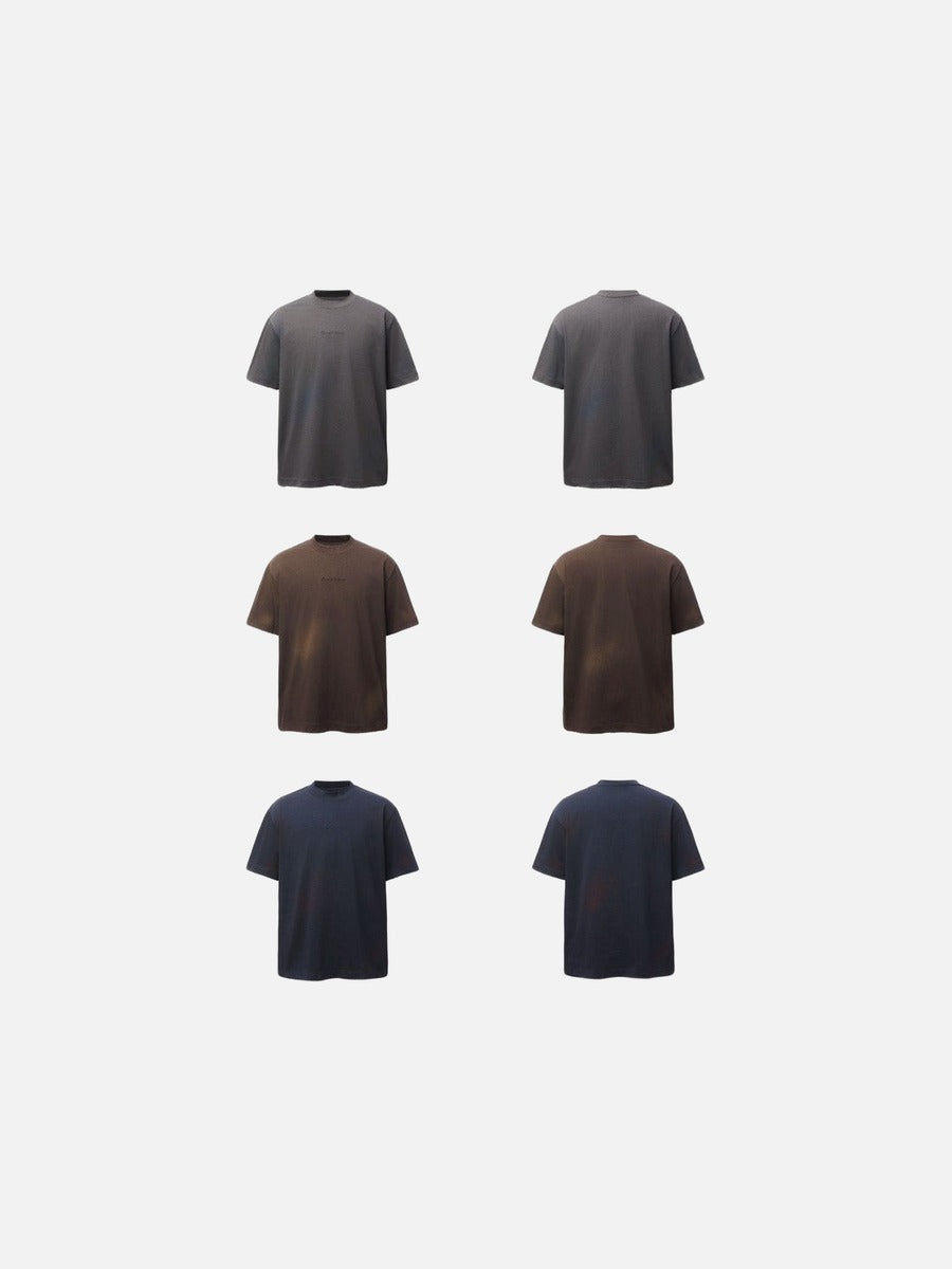 DAXUEN Relaxed-fit short-sleeve t-shirt with washed effect