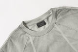 DAXUEN grey panelled relaxed-fit t-shirt