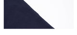 DAXUEN navy blue oversized wavy wordmark graphic T-shirt
