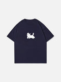 DAXUEN Oversized Pixel Animal Graphic Tee