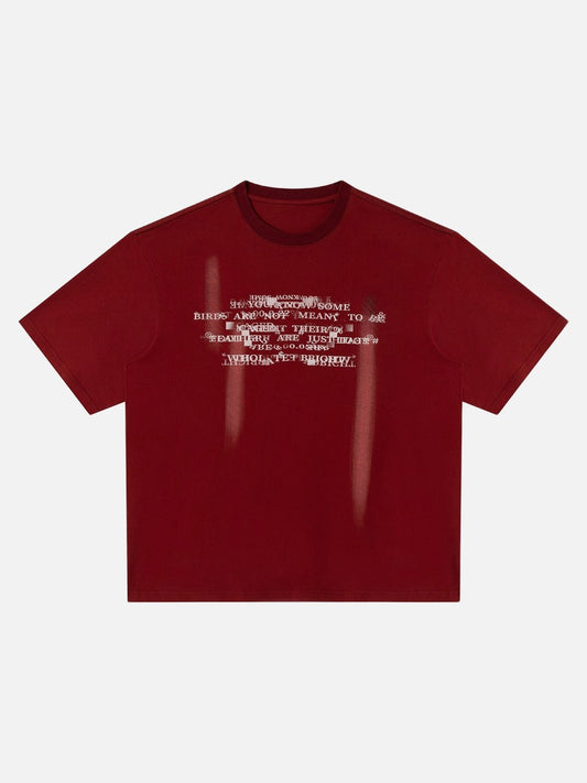 Abstract Graphic Loose-Fit T-Shirt