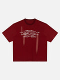 Abstract Graphic Loose-Fit T-Shirt