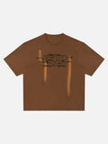Abstract Graphic Loose-Fit T-Shirt