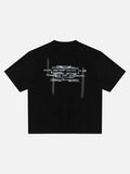 Abstract Graphic Loose-Fit T-Shirt