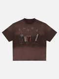 Vintage Graphic T-Shirt with Musical Vibe