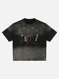 Vintage Graphic T-Shirt with Musical Vibe