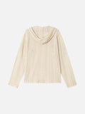Chill V-Neck Hooded Top - Long Sleeve
