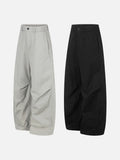 DAXUEN Wide-leg relaxed-fit pants with balloon silhouette
