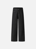 DAXUEN Wide-leg black denim jeans