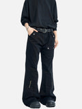 DAXUEN black wide-leg workwear pants