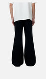 DAXUEN black wide-leg workwear pants