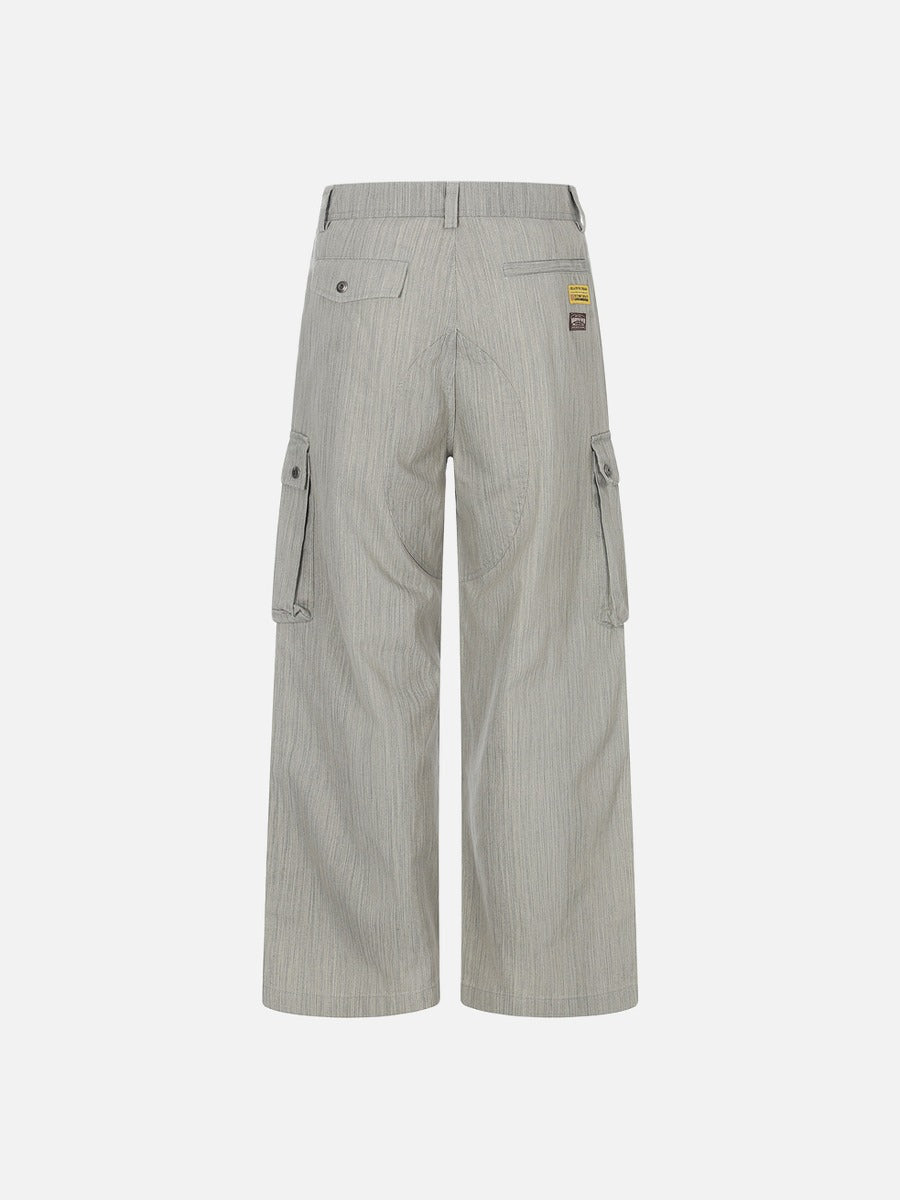 DAXUEN Wide-leg cargo pants with multiple pockets