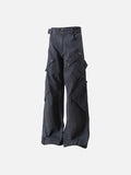 DAXUEN Wide-leg cargo pants with multiple pockets