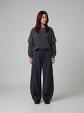 DAXUEN Matchday Wide-Leg Cargo Track Pants