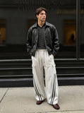 DAXUEN Matchday Wide-Leg Cargo Track Pants