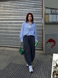 DAXUEN Matchday Wide-Leg Cargo Track Pants