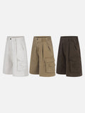 DAXUEN Loose-fitting wide-leg cargo shorts