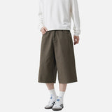 DAXUEN Wide-leg cropped pants for men