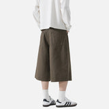 DAXUEN Wide-leg cropped pants for men