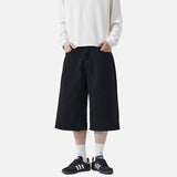 DAXUEN Wide-leg cropped pants for men