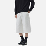 DAXUEN Wide-leg cropped pants for men