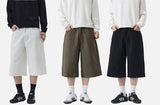 DAXUEN Wide-leg cropped pants for men