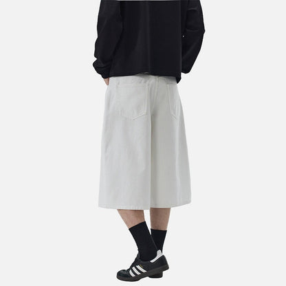 DAXUEN Wide-leg cropped pants for men