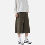 DAXUEN Wide-leg cropped pants for men